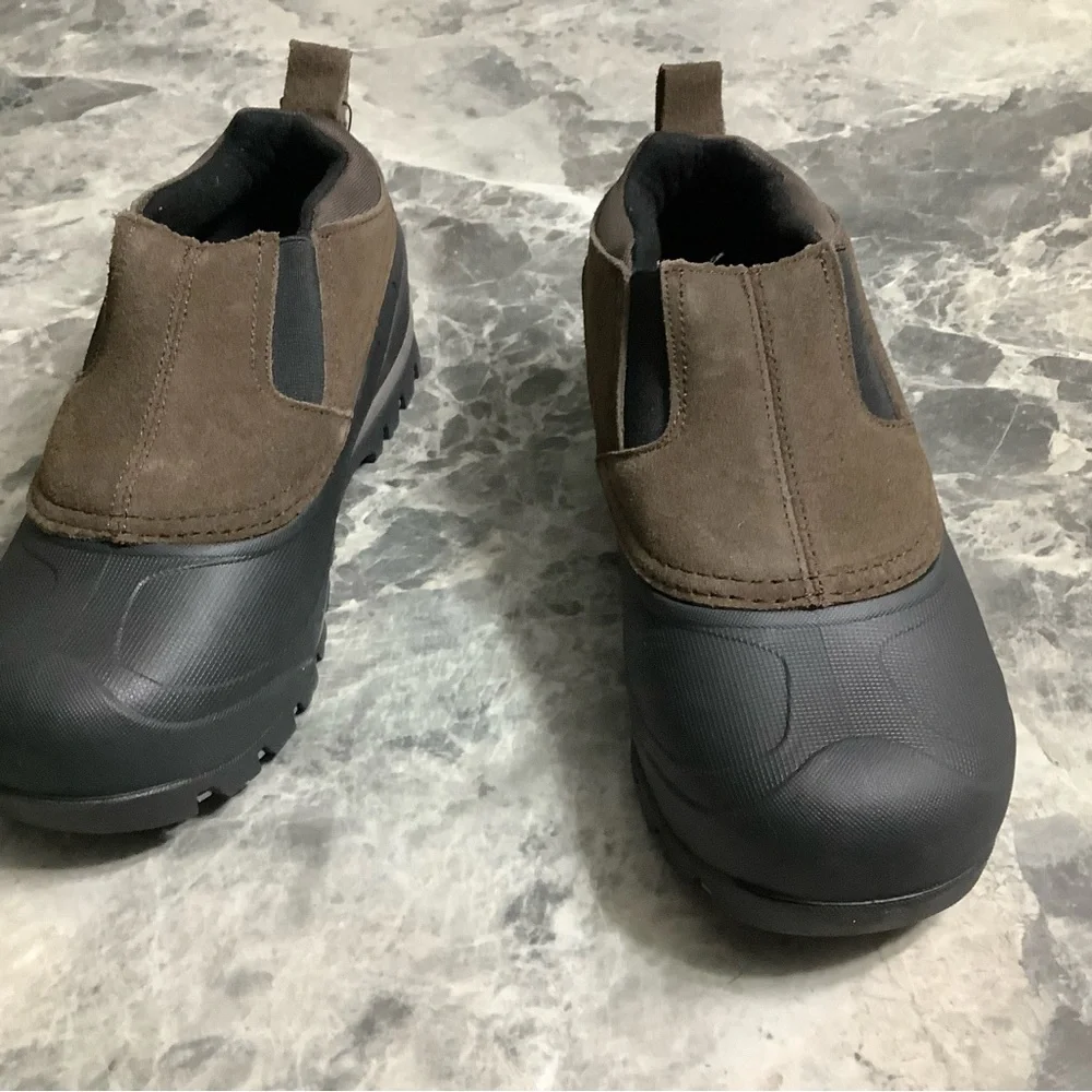 Northside waterproof Men's Brown and Black Rain Boots NWT